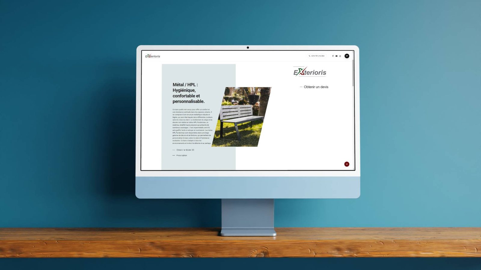 projet exterioris product