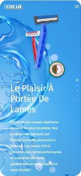 eolia-algerie.com | Production rasoir algérien